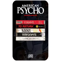 AMERICAN PSYCHO: RETURN SOME VIDEOTAPES - PIN