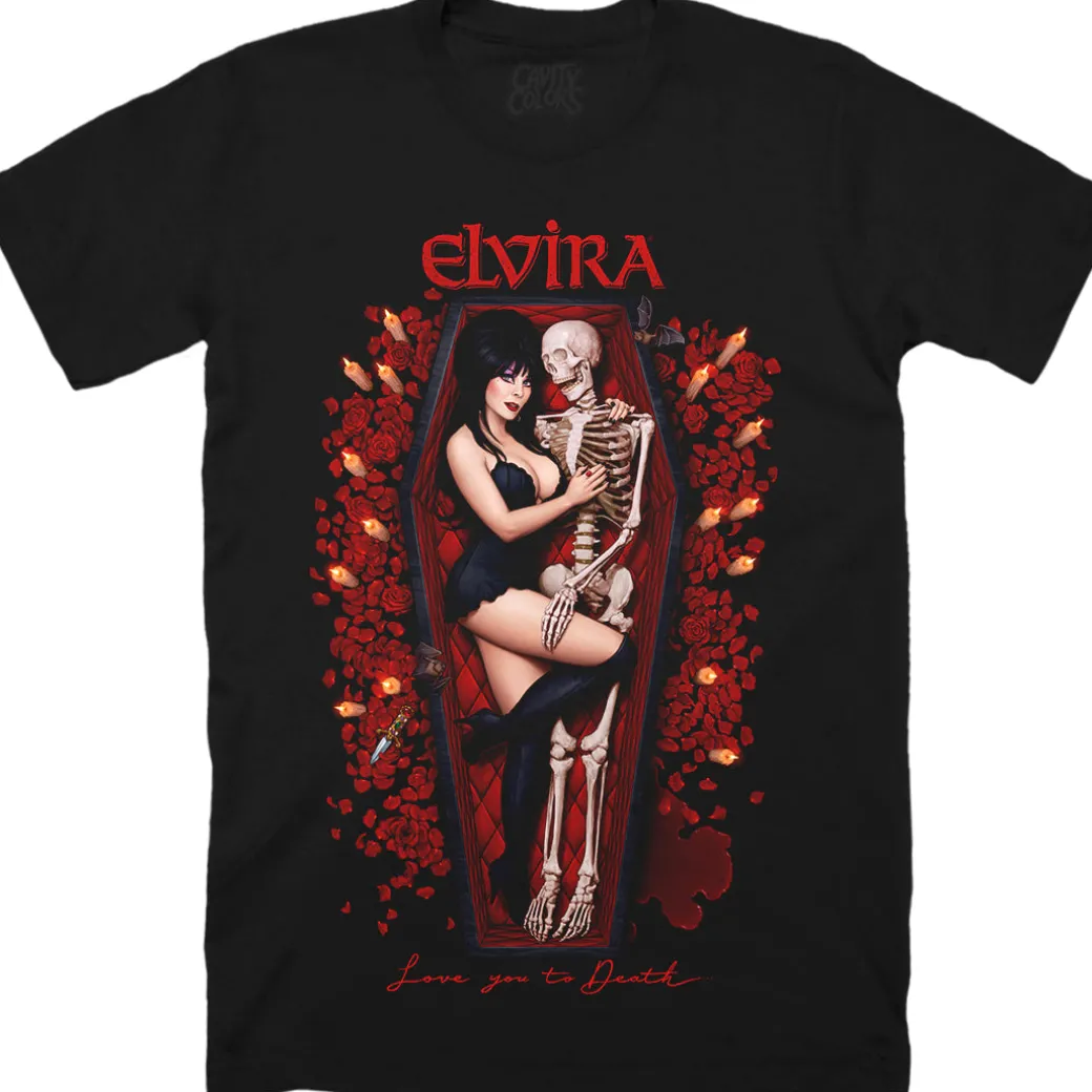 ELVIRA: LOVE YOU TO DEATH - T-SHIRT